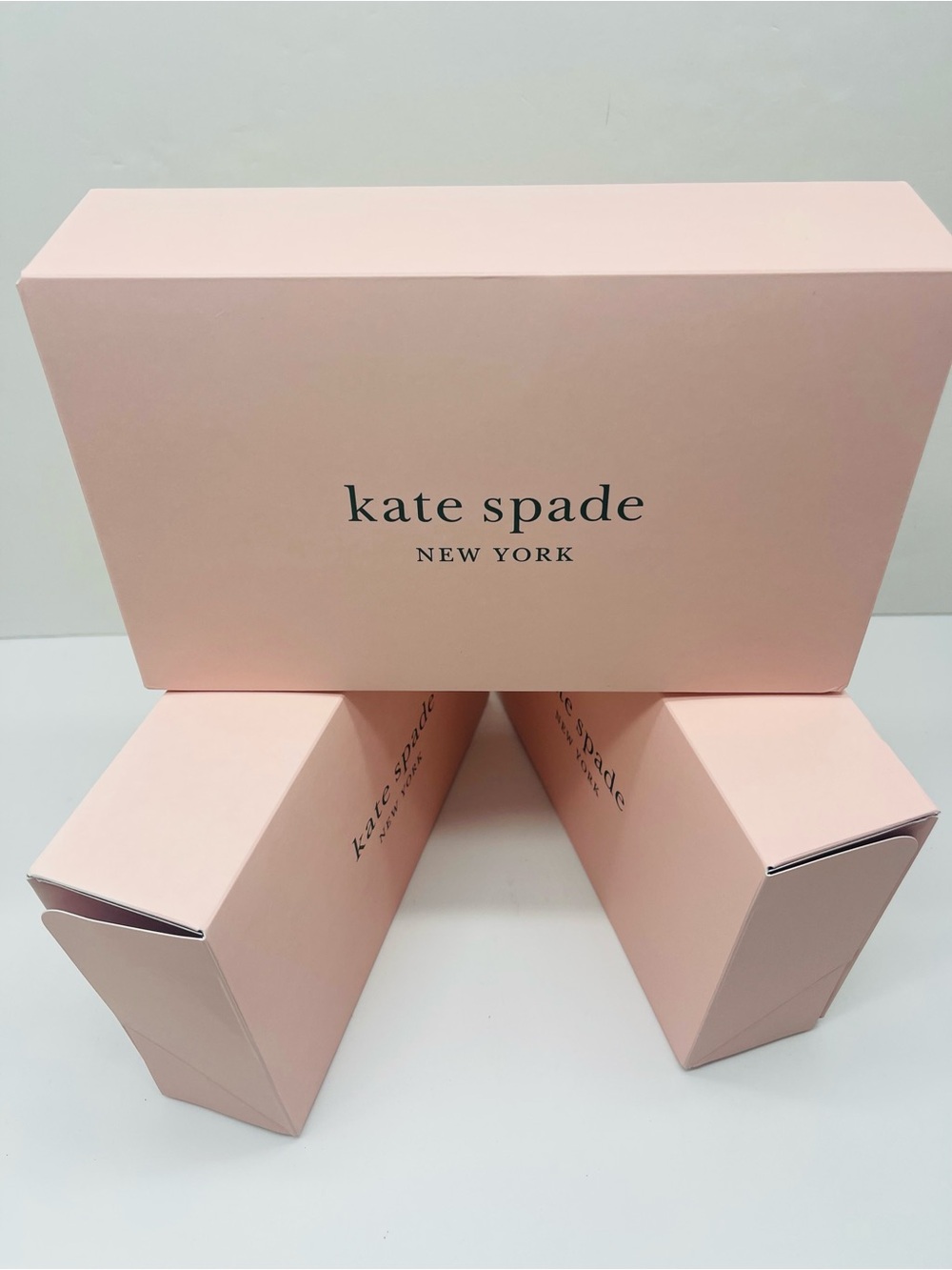 kate spade Pink Tote Packaging and Gift Boxes Set of 3 New - Picture 3 of 16